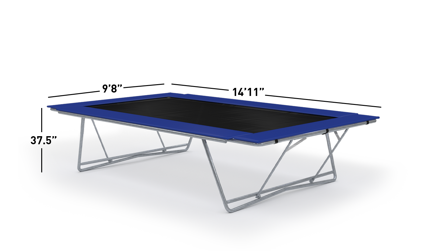 9×15 XT PRO TRAMPOLINE Dimensions